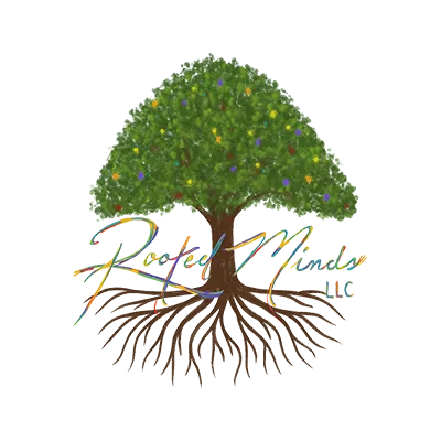 Rooted Minds tree of life logo